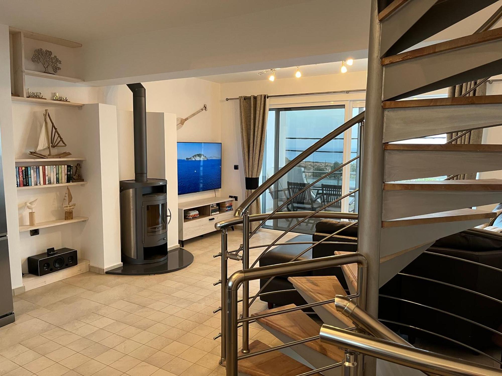 Villa View- Grapevines Villas - Your Sea View Vacation Makrýgialos المظهر الخارجي الصورة