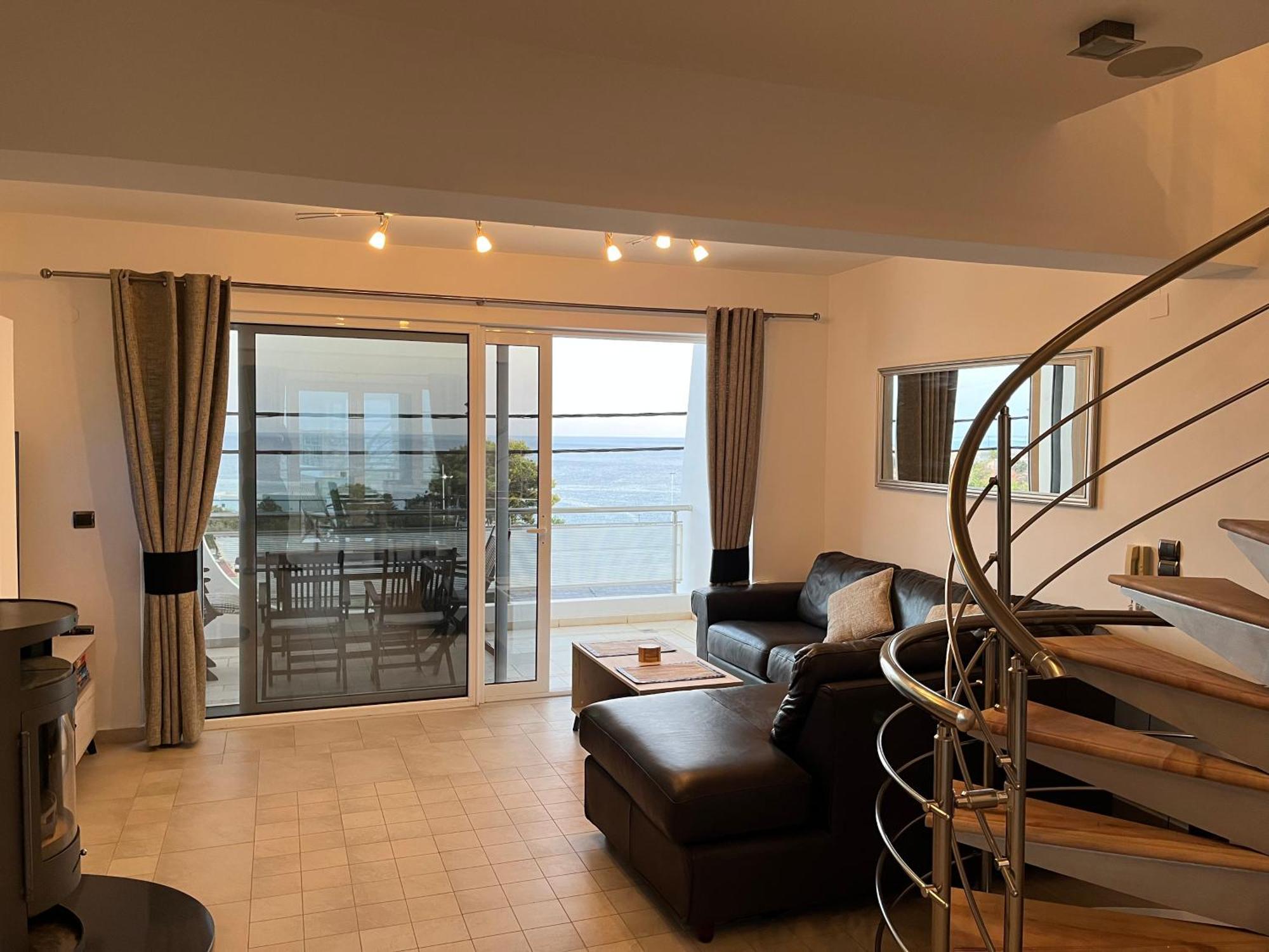 Villa View- Grapevines Villas - Your Sea View Vacation Makrýgialos المظهر الخارجي الصورة